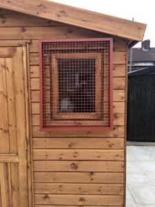 Steel Railings Outbuilding Security